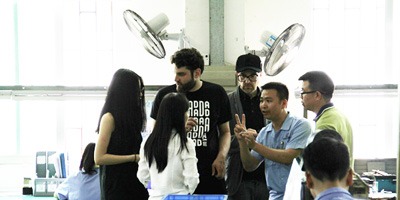 德國(guó)DADA MACHINES客人熱情來訪博厚電機(jī)公司